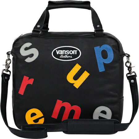 【国内正規品】Supreme(シュプリーム) 20ss Supreme/Vanson Leathers Letters Bag　Black　ブラック　黒新作 国内正規品Supreme　2020【中古】【新古品　未使用品】【半タグ付き】すり替えなど防止のため、返品交換不可商品