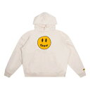 【公式 正規品】Drew House mascot hoodie - creamドリューハウス マスコットフーディ プルオーバーパーカー クリームー【S】【M】【L】【XL】【中古】【新古品　未使用品】【正規品】