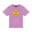 【公式 正規品】DREW HOUSE drew housemascot ss tee washed grape ドリューハウス マスコットショートスリーブTシャツ 半袖カットソー スマイリープリント 【XS】【S】【M】【L】 【XL】【XXL】【中古】【新古品　未使用品】【正規品】