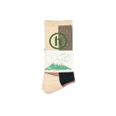 【公式 正規品】HIDDEN® HIDDEN Patchwork Socks - Nautral/Brown サイズ:OS(FREE) 靴下 正規品 ...