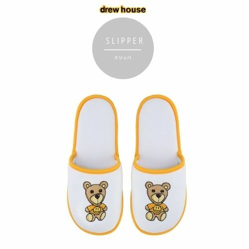 【公式 正規品】 Drew House theodore slippers golden yellow ドリューハウス スリッパ S/Mセオドア スリッパ ゴールデン イエロー【中古】【新古品 未使用品】【正規品】