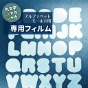 ★追加フイルムのみ★ 本体別売り 丸文字 シャカシャカ イニシャル アルファベット モールド用専用フィルム モールド シリコンモールド/ Silicon mold ハンドメイド 推し活