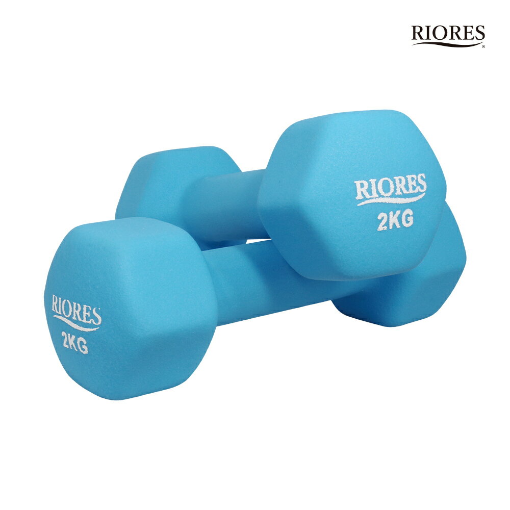 RIORES ダンベル 2.0kg 2個セット ブル