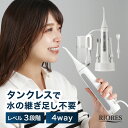 RIORES デンタルスプラッシュ Dental Splash 口腔洗浄器 ジェット水流 コードレス ポンプ型 ウォーターフロス 口腔洗浄機 デンタルフロス マ...