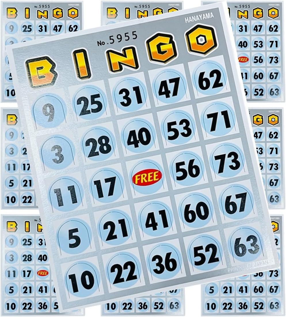 Rakuten - ビンゴカード 300枚 大容量 業務用 まとめ買い セット買い ビンゴゲーム ビンゴ大会 忘年会 新年会 イベント パーティー 大人数