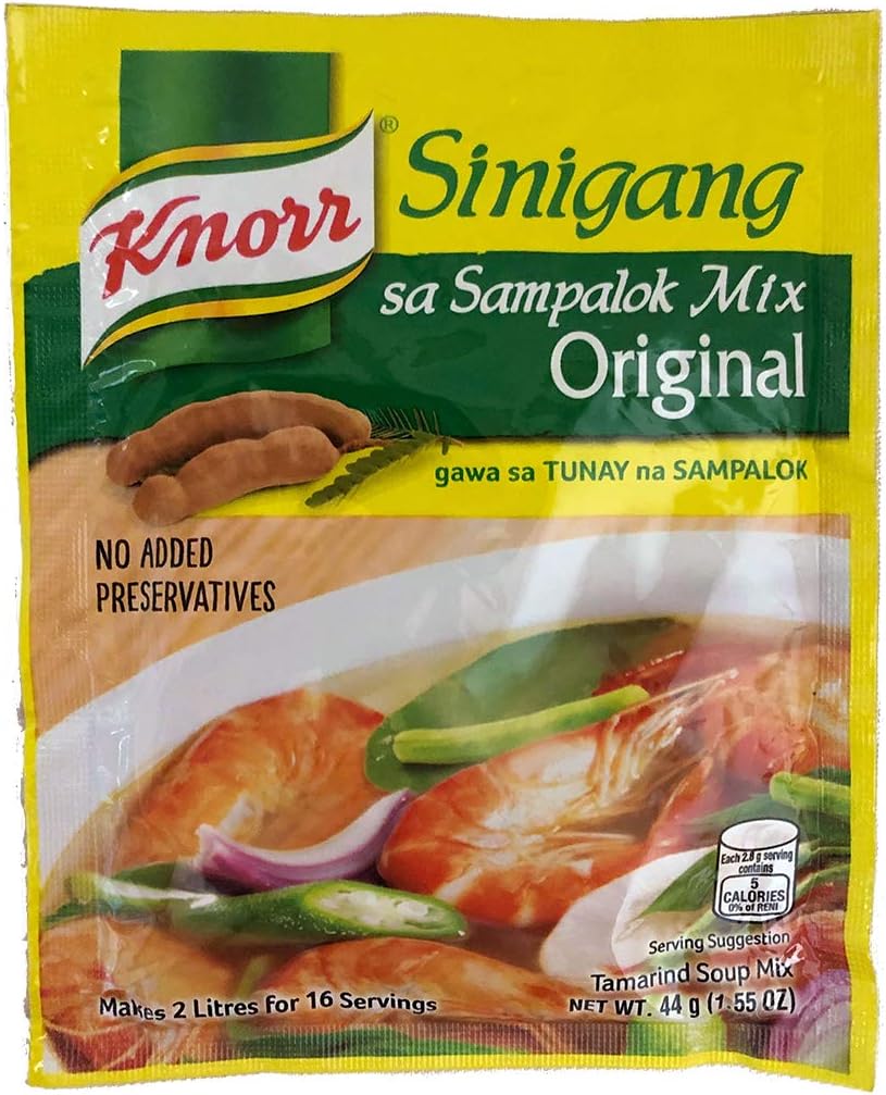 Knorr Sinigang sa Sampalok Mix Original 40g シニガンスープの素 40g18個セット スープ ブイヨン 素 料理 簡単 本格的 シニガンスープ フィリピン 家庭料理 シニガンの素 クノール
