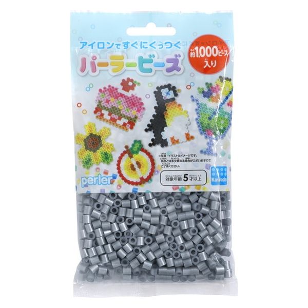 ビーズ 『パーラービーズ単色 シルバー 80-15105』 Kawada カワダ