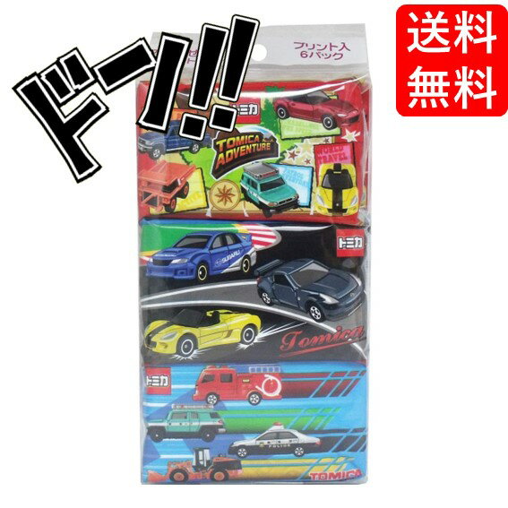 【ポイント10倍】トミカ キャラクターポケットティッシュ（ミニサイズ6個パック） アニメ キャラクター..