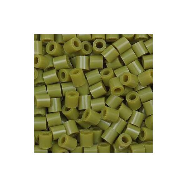 【ラッピングに】パーラービーズ 単色 オリーブ 2袋（2000ピース） 80-15220K