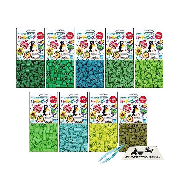 【縁日 イベントに】選べる種類と数量 パーラービーズ 単色緑 みどり 全9色！ green 緑色 まとめ買い 業務用 アイロン 人気 ビーズ カワダ 知育玩具 アイロンビーズ おもちゃ 女の子 小学生 誕生日 趣味 大人 景品用