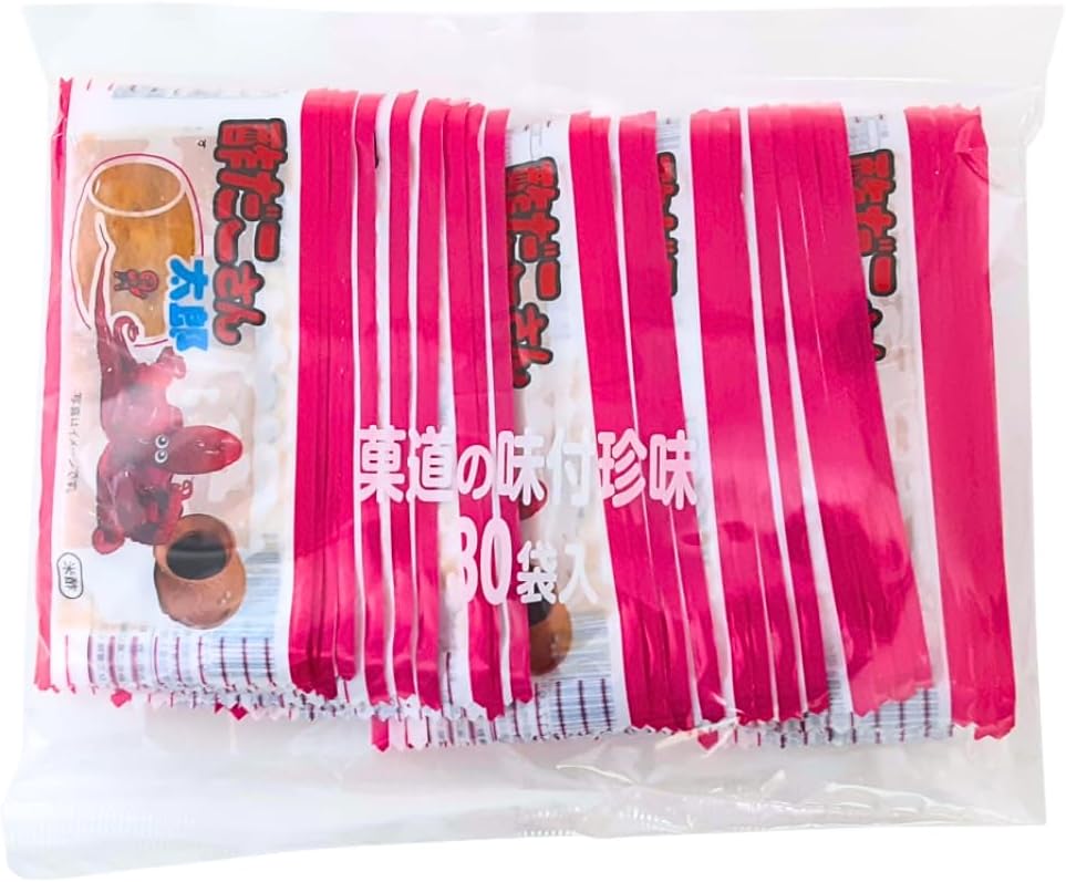 乐天商城 - 酢だこさん太郎 （1袋30枚入り）　ダイエット　ヘルシー　小腹　美味しい　梅肉　梅　おつまみ　珍味　ちんみ　酒　大人買い　イベント　縁日　祭り　子供　大人