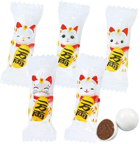 乐天商城 - 徳用 招き猫 チョコレートボール 500g 業務用 ばらまき チョコ 個包装 大量 チョコレート 詰め合わせ まねきねこ かわいいチョコ お配り お配り用 お菓子 お配り