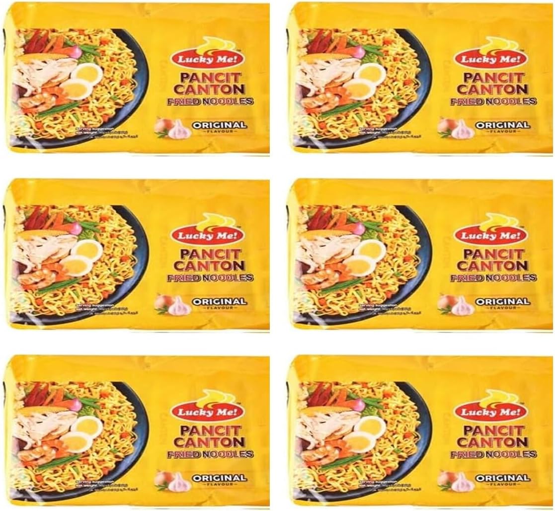 Fried Noodles - Lucky Me Pancit Canton 【 6袋 】 Flavor ラッキーミー パンシットカントン 【商標登録番号 第6667215】