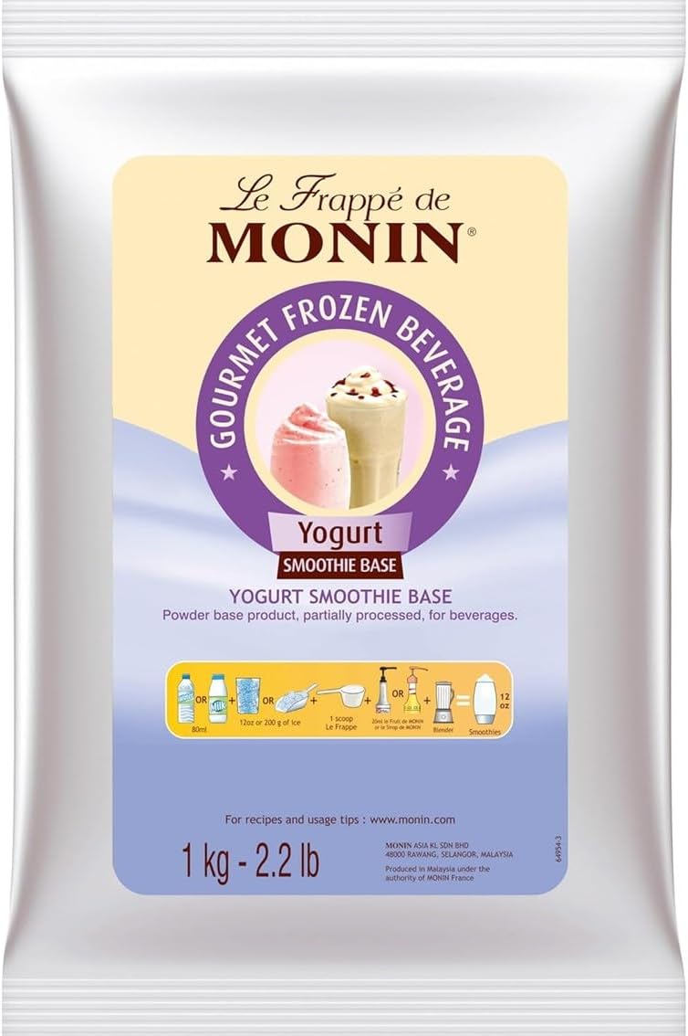 乐天商城 - 【 フラッペベース 1KG ヨーグルト 】MONIN モナン ◆選べる種類◆ 舌触り 滑らか 仕上げ スムージー ヨーグルト チョコレート バニラ コーヒー プレーン yogurt chocolate vinilla coffee non dairy gourmet frozen beverage Frappe Base Powder 【商標登録番号 第6667215】