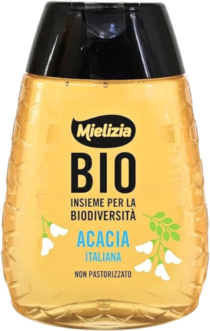 Honey - ミエリツィア アカシア ハチミツ 250g Mielizia はちみつ 蜂蜜 イタリア産 純粋 ナチュラル スクイーザーボトル 7RabbitRiograndeオリジナルステッカー付 【商標登録番号 第6667215】