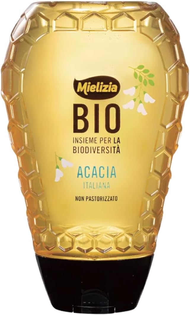 乐天商城 - ミエリツィア アカシア ハチミツ 350g Mielizia はちみつ 蜂蜜 イタリア産 純粋 ナチュラル スクイーザーボトル 7RabbitRiograndeオリジナルステッカー付 【商標登録番号 第6667215】