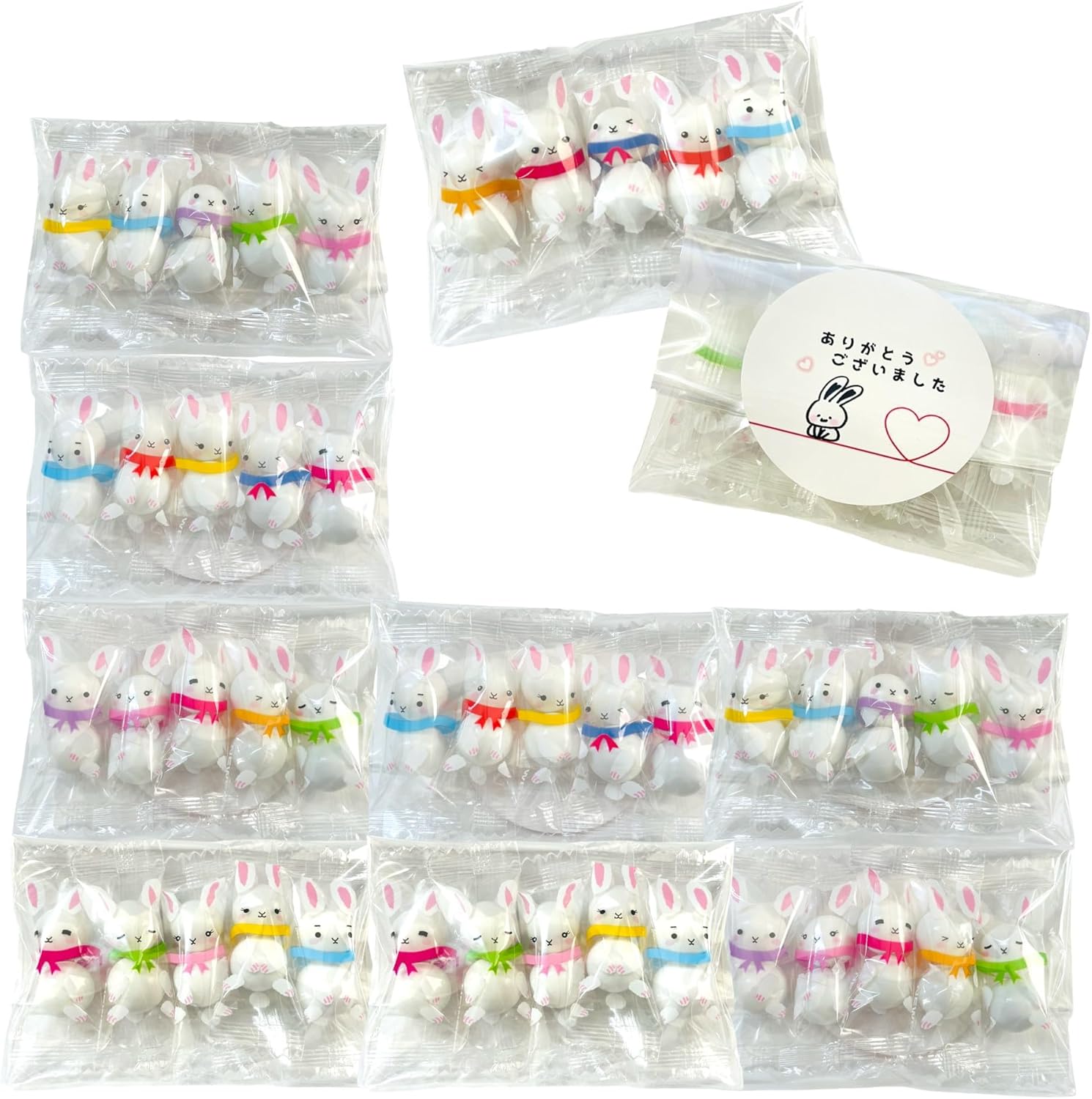 乐天商城 - 【りおりおギフト】 うさぎ チョコレートボール チョコボール プチギフト ウサギ 20袋 10袋 選べる数量 選べるステッカーデザイン お菓子 御菓子 バレンタイン ホワイトデー 結婚式 退職 転職 異動 挨拶 引越し ギフト プレゼント