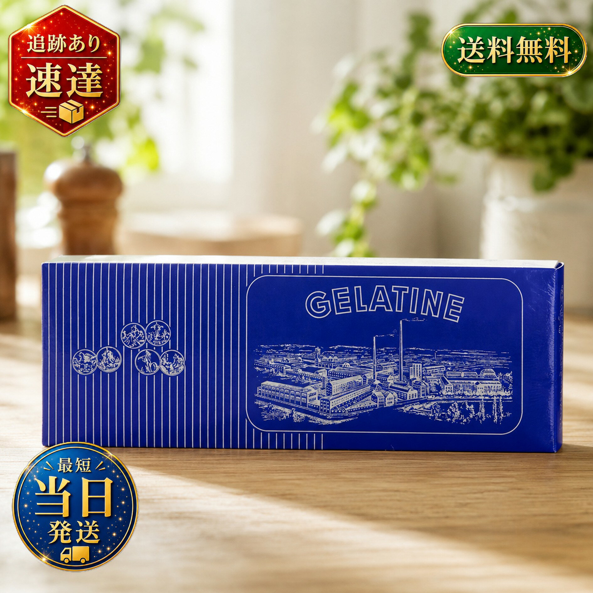 エバルド 板ゼラチン シルバー 【 500g 】 リーフ 料理用 ドイツ製 スイーツ ゼリー テリーヌ