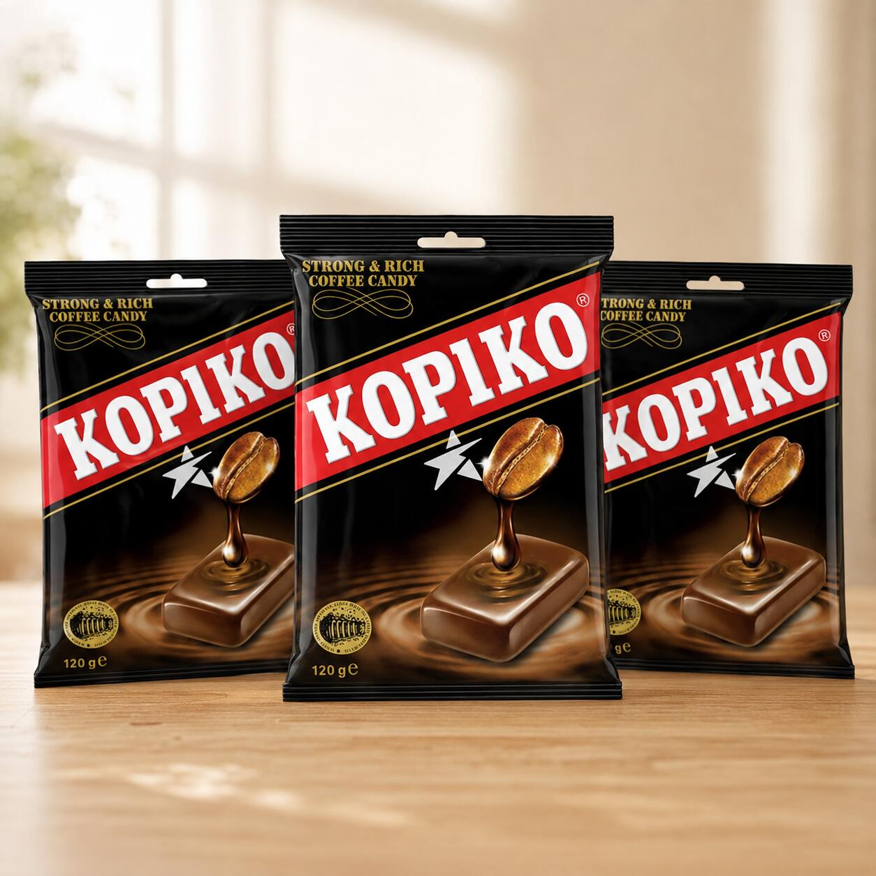 コピコ コーヒーキャンディ 3袋 120g KOPIKO Coffee Candy 珈琲 コーヒー おやつ 飴 あめ アメ 韓国 ドラマ 個包装 韓ドラ 韓国