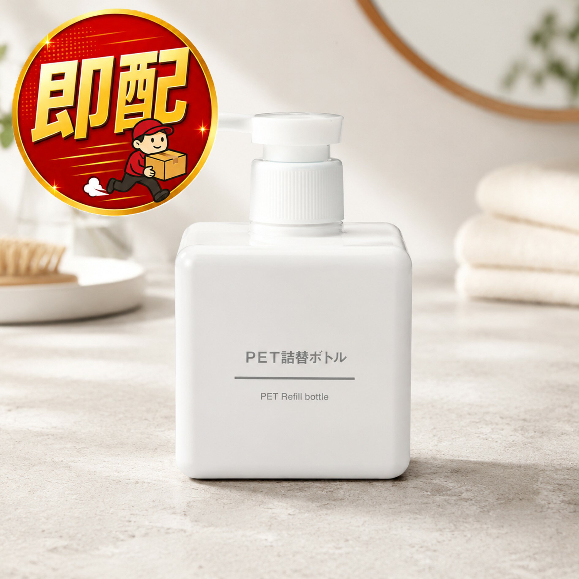 無印良品 PET詰替ボトル 【 250ml 】 ホワイト 泡タイプ バス用品 シャンプー トリートメント バスグッズ ボディソープ コンディショナー 旅行 洗面グッズ ハンドソープ 洗面所 洗面台 キッチン 食器洗剤 持ち運び 手軽 便利 日用品 レジャー