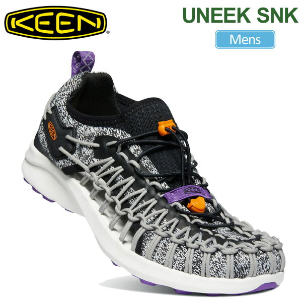 正規取扱店 キーンKEENメンズスニーカーサンダルユニークスニークUNEEKSNKミックスグレーブラック25-29cm1022