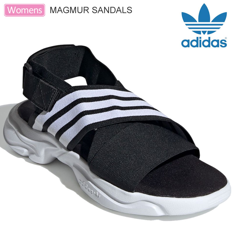 SALE 35％OFFアディダス オリジナルス adidas Originalsレディース サンダル ウィメンズマグマサンダルMAGMUR SANDALSブラック ホワイト 23.5-25.5cmEF5863 20SS sdl【靴】2006ripe【返品交換・ラッピング不可】ss_sale