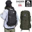 グラナイトギア GRANITE GEAR リュック メンズ レディース ダガー DAGGER 22L ファティーグ ブラック 2211200108 2022AW bpk2210ripe