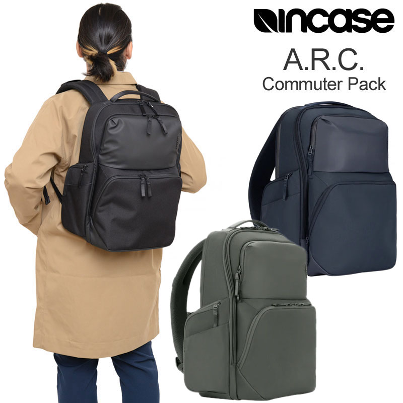 インケース Incase リュック メンズ レディース ARCコミューターパック A.R.C. COMMUTER PACK ブラック ネイビー グレー 23.7L 1372130..