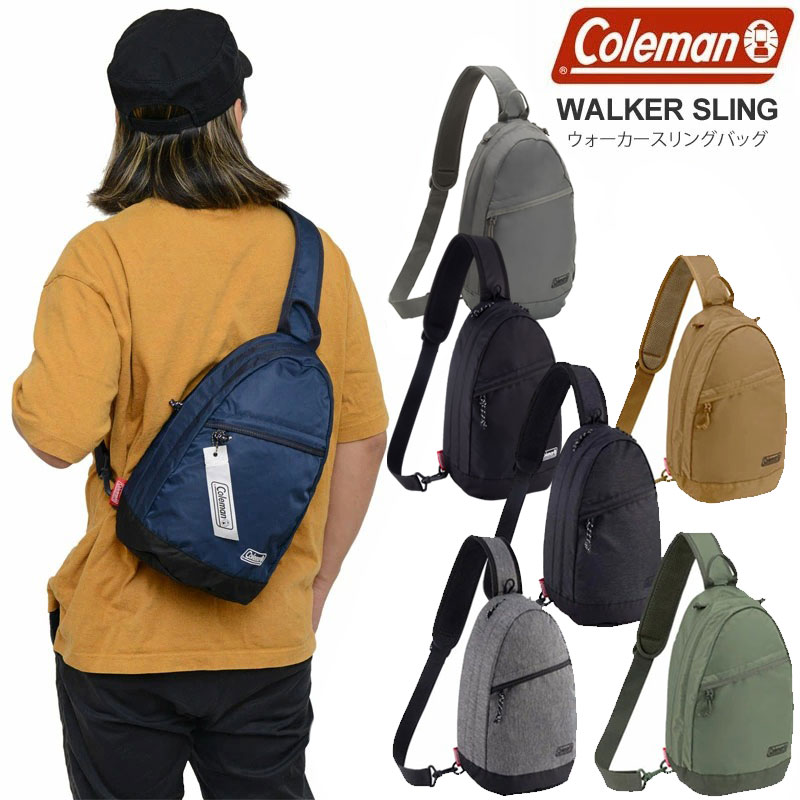 コールマン ショルダーバッグ メンズ コールマン Coleman ワンショルダーバッグ メンズ レディース ウォーカースリングバッグ 6.5L WALKER SLING BAG 2024SS【鞄】2402ripe