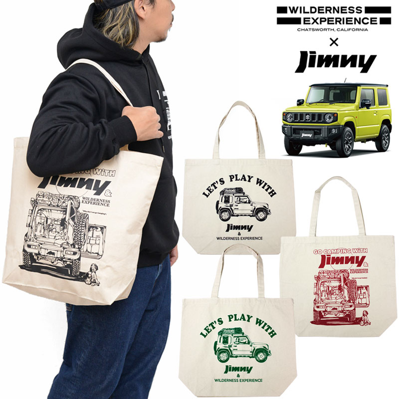 ウィルダネスエクスペリエンス WILDERNESS EXPERIENCE スズキ ジムニー SUZUKI JIMNY コラボレーション トートバッグ メンズ レディース 832860 2022AW2210ripe