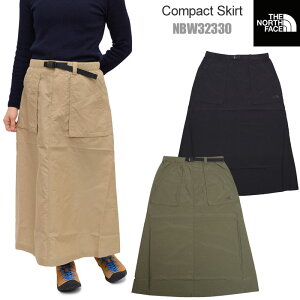 【正規取扱店】ノースフェイス THE NORTH FACE ロングスカート 撥水 レディース コンパクトスカート Compact Skirt NBW32330 2023SS【服】2302ripe