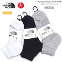 【正規取扱店】ノースフェイス THE NORTH FACE 靴下 アンクルソックス メンズ レディース ランニングアンイーブンドライ 3Pアンクル Running Uneven Dry 3P Ankle NN82303 2024SS 2401ripe[M便 1/1]【返品交換不可】