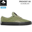 【正規取扱店】エメリカ EMERICA スニーカー スケートシューズ メンズ プロヴォスト プロボスト PROVOST G6 オリーブ ブラック 2023AW 23FALL snk【靴】2309ripe