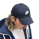 ナイキ NIKE 帽子 メンズ レディース クラブ アンストラクチャード フューチュラ ウォッシュ キャップ ブラック ホワイト FB5368-011 2024...