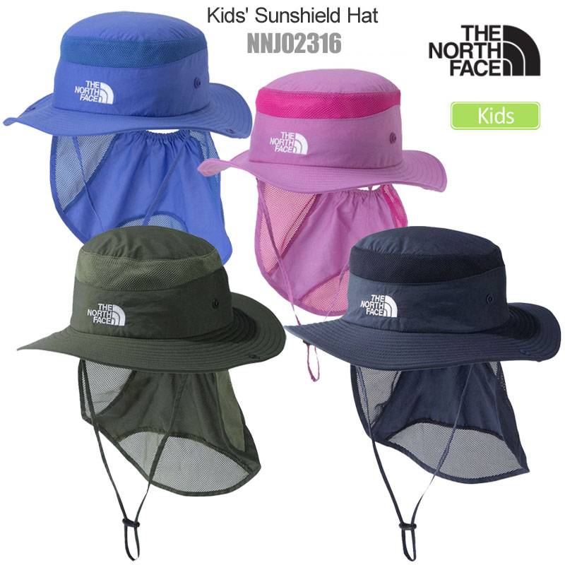 【正規取扱店】ノースフェイス THE NORTH FACE 帽子 キッズ ジュニア ベビー レディース サンシールドハット Kids' Sunshield Hat NNJ02316 2024SS 2403ripe[M便 1/1]