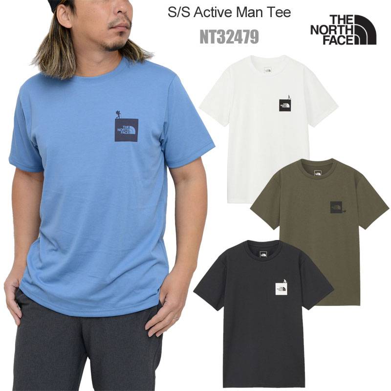 ノースフェイス THE NORTH FACE Tシャツ 半袖 メンズ ショートスリーブアクティブマンティー S/S Active Man Tee NT32479 2024SS sst 2402ripe