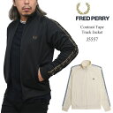 フレッドペリー FREDPERRY ジャージ トラックトップ メンズ コントラストテープ トラックジャケット Contrast Tape Track Jacket J5557 2025AW【服】2509ripe【割引クーポン対象外】