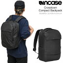 インケース Incase リュック メンズ レディース クロスタウン コンパクト バックパック Crosstown Compact Backpack ブラック 22.8L 2025AW bpk bns【鞄】2507ripe
