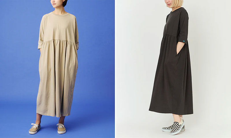 【サマークリアランスセール】カブー KAVU ワンピース レディース ギャザード ドレス Gathered dress 19822437 2026SS【服】2605ripe【返品交換・ラッピング不可】 ripe-10026063 ripe サンプル画像2