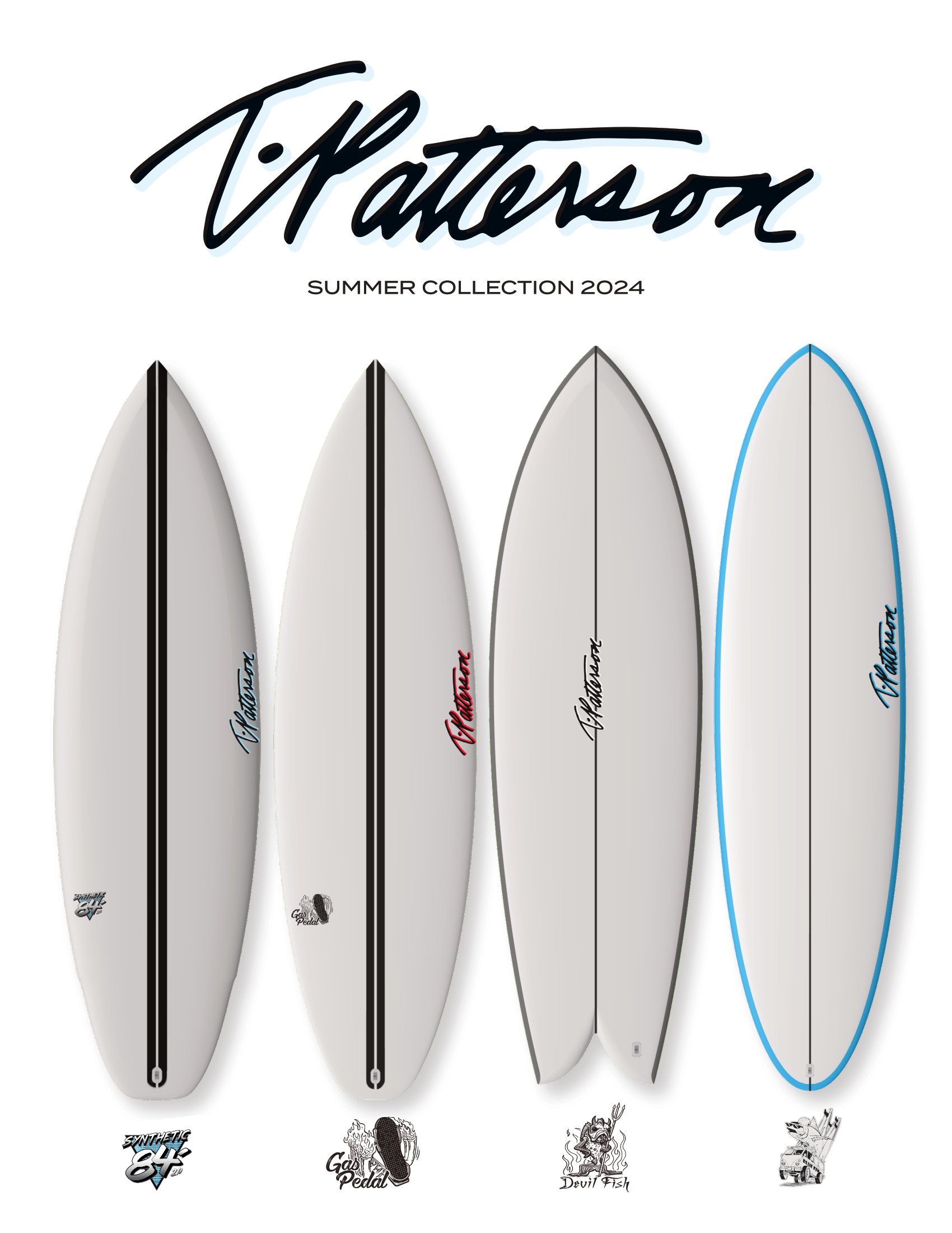 《P5倍》 DEVIL FISH TIMMY PATTERSON SURFTECH 正規品 FUSIONHD EPS CNC ハンドフィニッシュ サーフテック サーフィン 2024モデル ティミー パターソン フィッシュ ツイン クアッド FUTURES