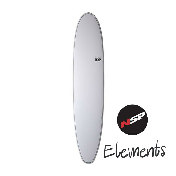 《P5倍》 〈22NSE0402〉 【お値下げしました】 Longboard 8'6" White ELEMENT NSP 《デッキパッドプレゼント》 ロングボード ロング オールラウンド サーフィン サーフボード EPS モールドボード 耐久性抜群 HDT 正規品