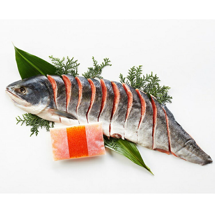 北海道産 新巻鮭＆いくら親子セット A (切身半身 700g・いくら醤油漬 100g)サーモン 鮭 刺身 さけ サケ 魚 海鮮 海鮮食品 魚介類 魚介 北海道産 秋鮭 新巻加工 天然新巻鮭 切身 切り身 真空 あらまき 鮭卵 いくら イクラ 醤油漬け 醤油 しょうゆ漬け 贅沢 高級 贈答用