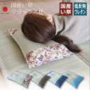 【国産】い草 リラックス枕 低反発ウレタンチップ入 化粧箱入約45×30×高さ約8cm【父の日/ギフト】日本製 い草 天然素材 枕 い草枕 ギフト プレゼント 母の日