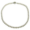 マジョリカパール ホワイト6mm玉 40cm ベーシックネックレスパーティー フォーマル 結婚式 冠婚葬祭 Majorica Pearl