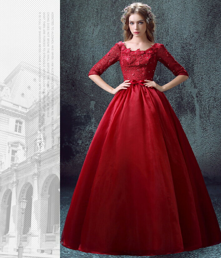 ウェディングドレス レッド flower ドレス 結婚式 披露宴 刺繍 プリンセスライン ミニドレス 二次会 パーティードレス ビスチェウエディングドレス マタニティウエディングドレス 演奏会 お嫁さん 発表会 花嫁♪dores-156