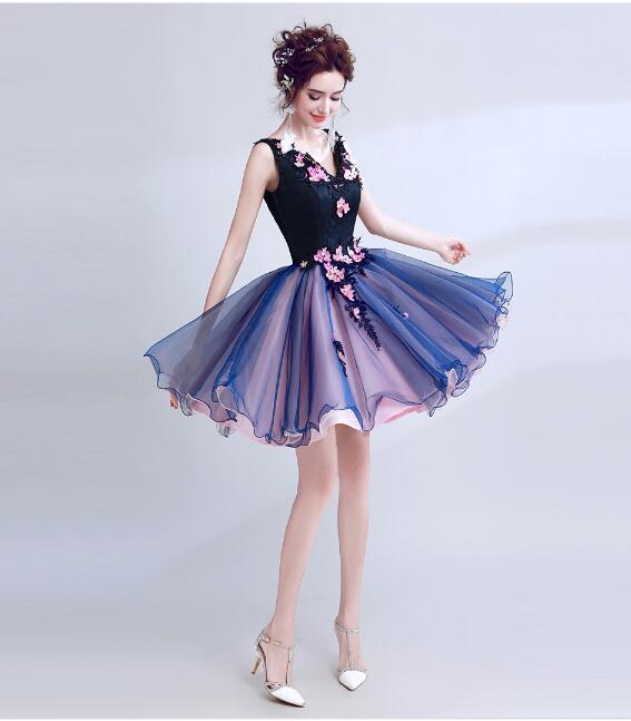 新作 カラードレス ボールドカラー 秋カラー ネイビー ウェディングドレス フラワー 二次会ドレス flower ドレス 結婚式 披露宴 刺繍 ミニドレス 二次会 ビスチェウエディングドレス マタニティウエディングドレス 演奏会 お嫁さん 発表会 花嫁♪dress-264st