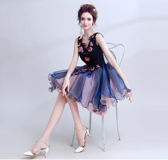 新作 カラードレス ボールドカラー 秋カラー ネイビー ウェディングドレス フラワー 二次会ドレス flower ドレス 結婚式 披露宴 刺繍 ミニドレス 二次会 ビスチェウエディングドレス マタニティウエディングドレス 演奏会 お嫁さん 発表会 花嫁♪dress-264st