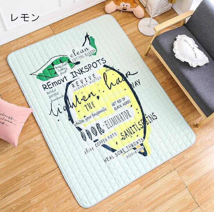マット 10タイプ 145×200CM フロアマット ラグマット すべり止め ハイハイマット オールシーズン ピクニック バーベキュー カーペット リビング 洗濯可 インテリア プレイマット サニーマット mt1901 [3]