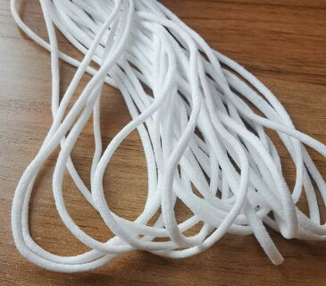 お試し価格 お一人様一点限り 1袋5メートルでの販売 1コイン 500円 3MM(丸ゴム) 4MM(平ゴム) 5MM(平ゴム) マスク 丸ゴム 平ゴム マスクゴム 白 平ゴム ゴム紐 紐 ソフトタイプ