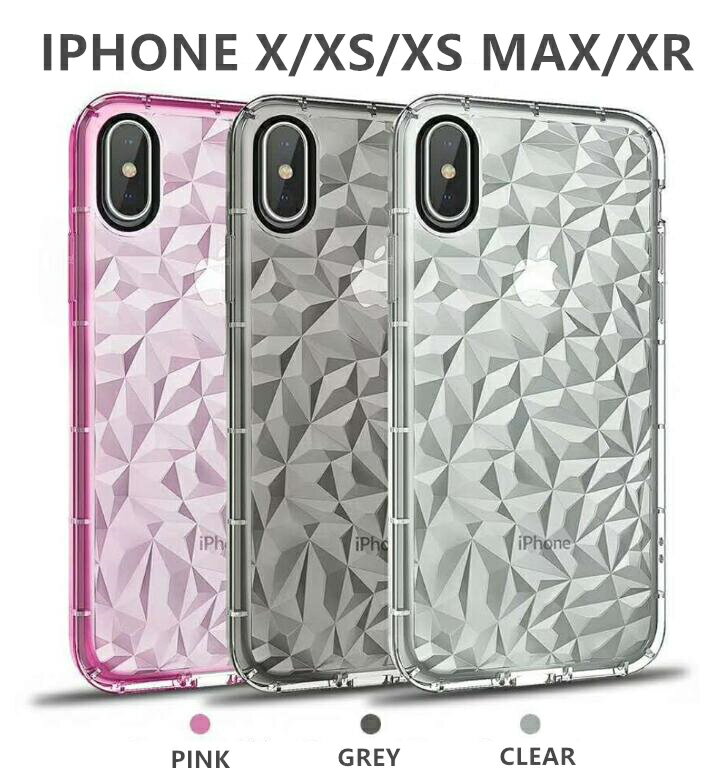 sm-cs1802 iphone ケース phoneX XS XS Max XR クリア 透明 TPU素材 グレー ピンク スマホ iphoneカバー カップル ペア ペアルック クリアケース 透明ケース docomo au softbank